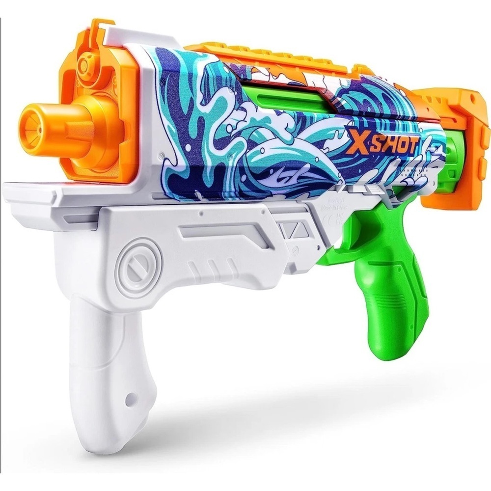Zuru X-Shot Fast-Fill Water Blaster - White, Blue, and Orange 2 PCs - Picture 5 of 7